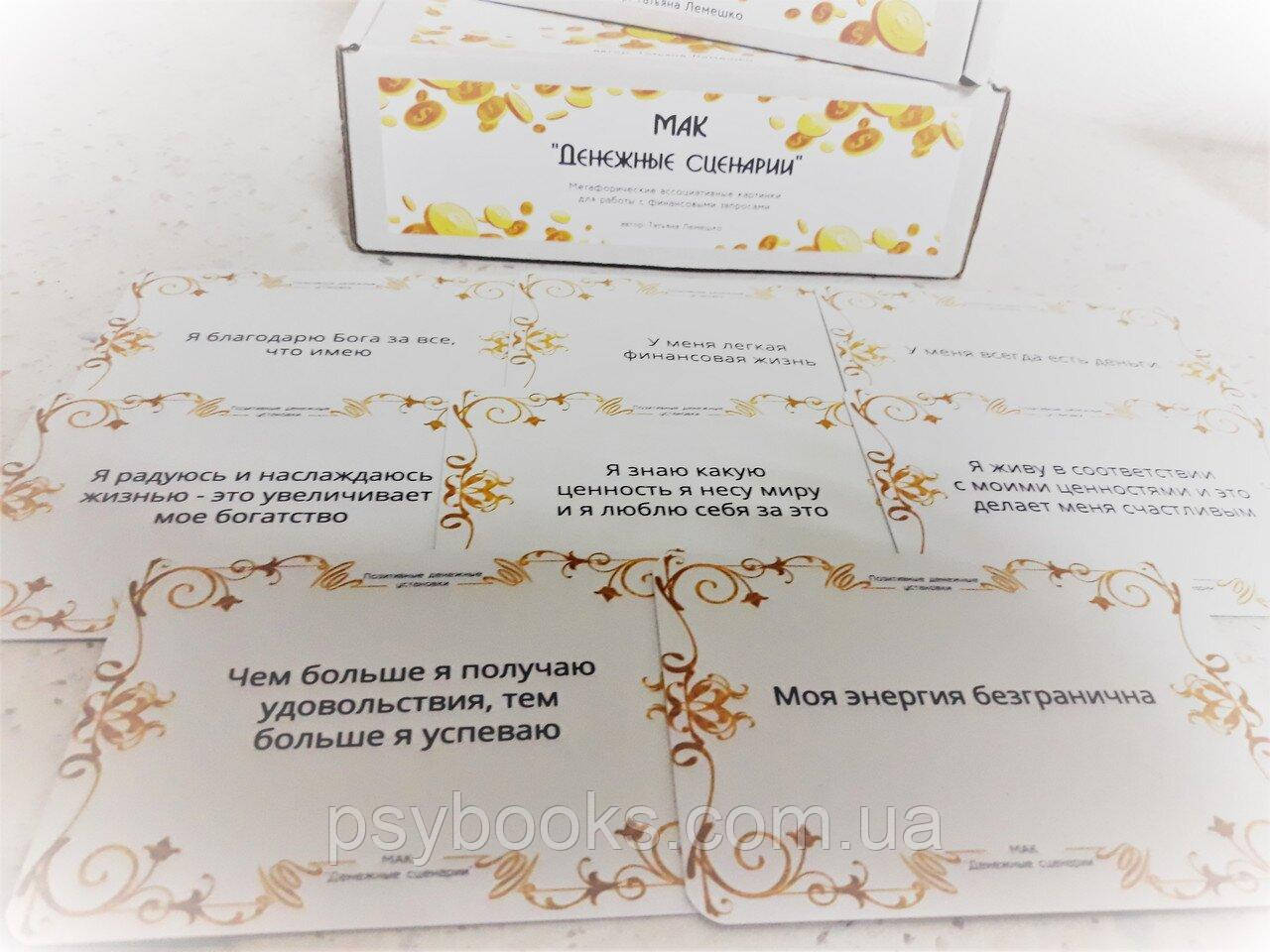 "Грошові сценарії" Лемешко Тетяна. Метафоричні асоціативні карти