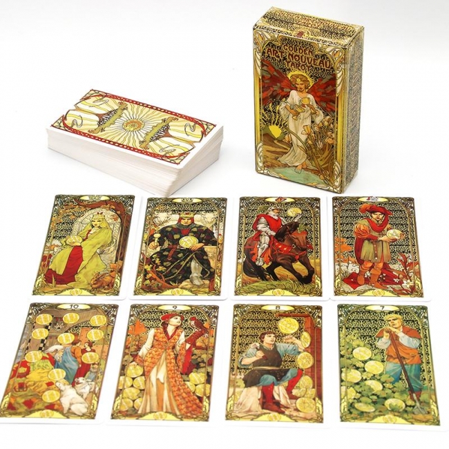 Золоте Таро Уейт Ар Нуво - Golden Art Nouveau Tarot